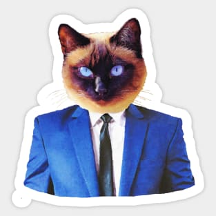 Business Cat Sticker